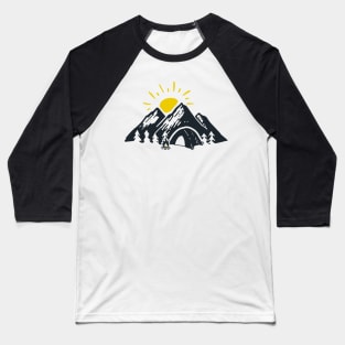 Camping under the Sun Baseball T-Shirt